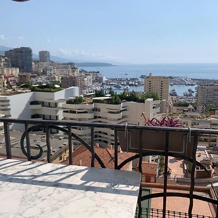 Plein Coeur De Monaco, A 300 Metres A Pied Du Port De Monaco, 4 Pieces Dans Des Escaliers Vue Mer Exceptionnelle מראה חיצוני תמונה